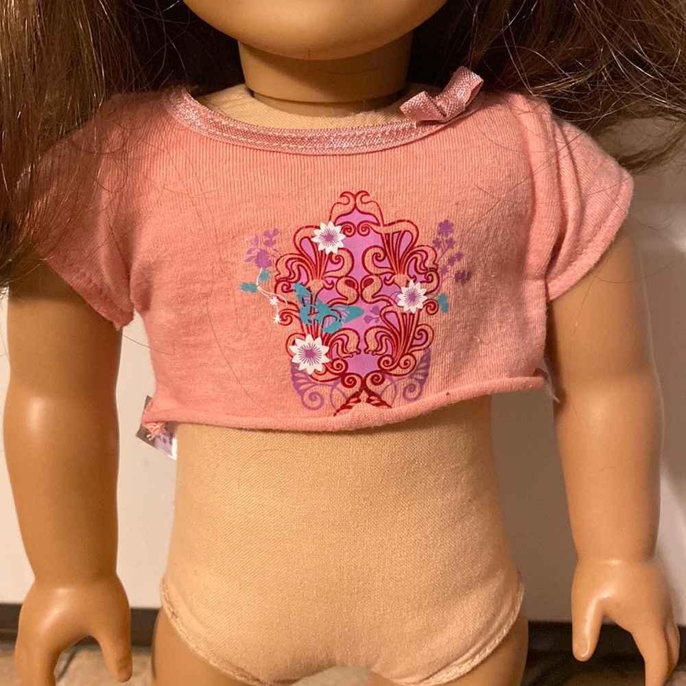 American girl 3 crop tops